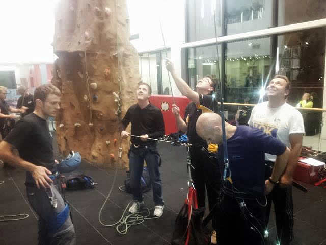 Climbing at Westminster lodge – St Albans Round Table